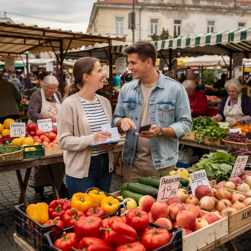 Grafikon, amely a havi kiadások és bevételek összehasonlítását mutatja.