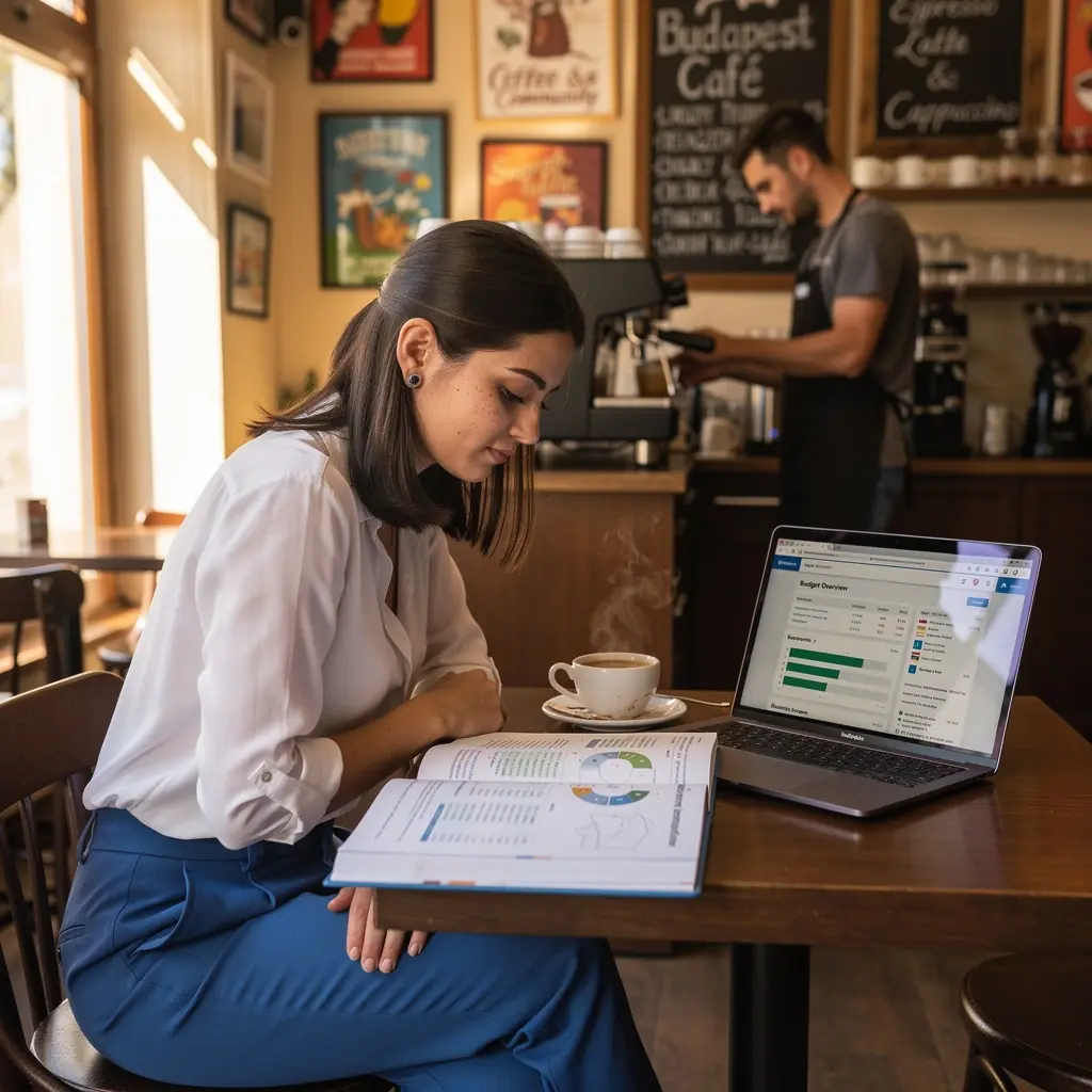 Pénzügyi tervezés alapjai, ahol könyvek és tanácsok segítik a költségvetés kezelését.