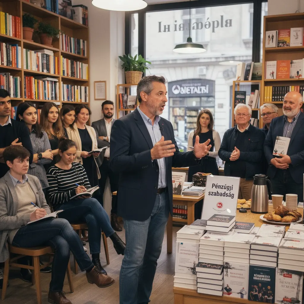 Éves pénzügyi terv ábrája, amely bemutatja a megtakarítási és beruházási célokat.