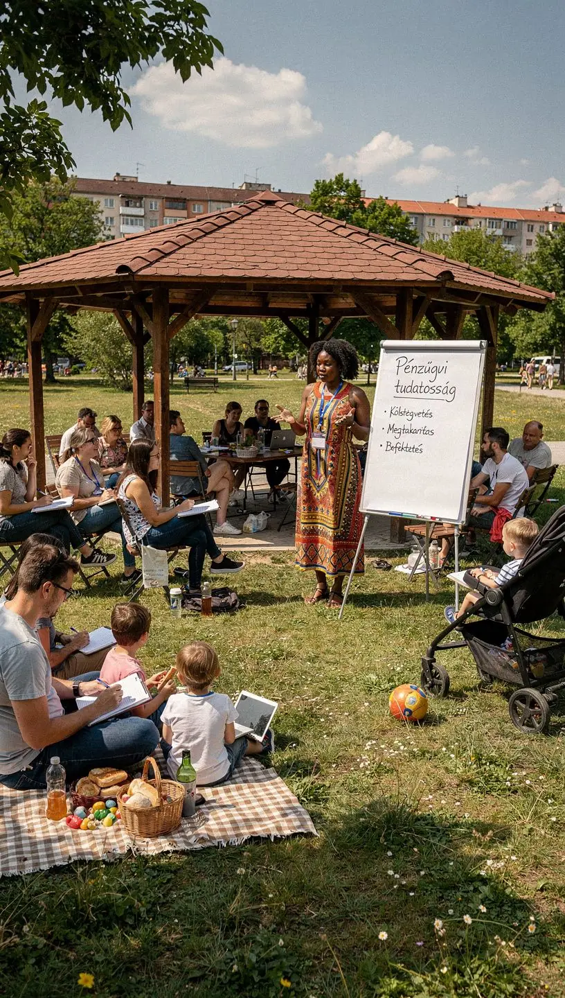 Pénzügyi tervezés folyamatábrája, amely bemutatja a költségvetés készítésének lépéseit.